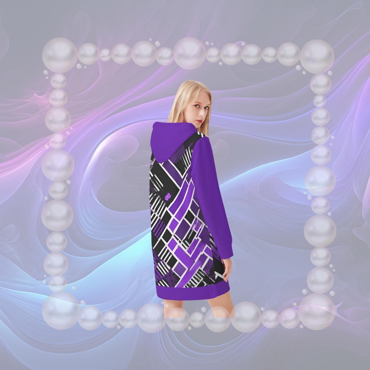 Geometric Print Hoodie Dress (4 Styles)| Iron Phoenix GHG - Iron Phoenix GHG