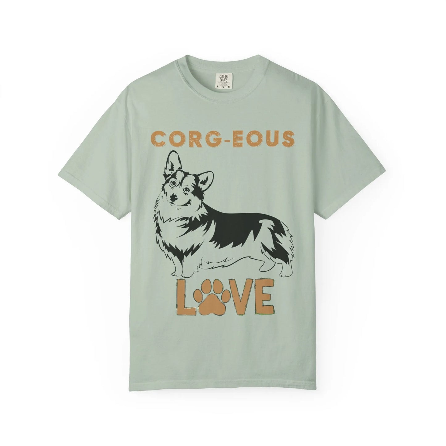 Corg-Eous Love T-Shirt, Cute Dog Lover Gift, Pet Owner Apparel, Animal Lover Tee, Perfect for Birthdays, Everyday Wear