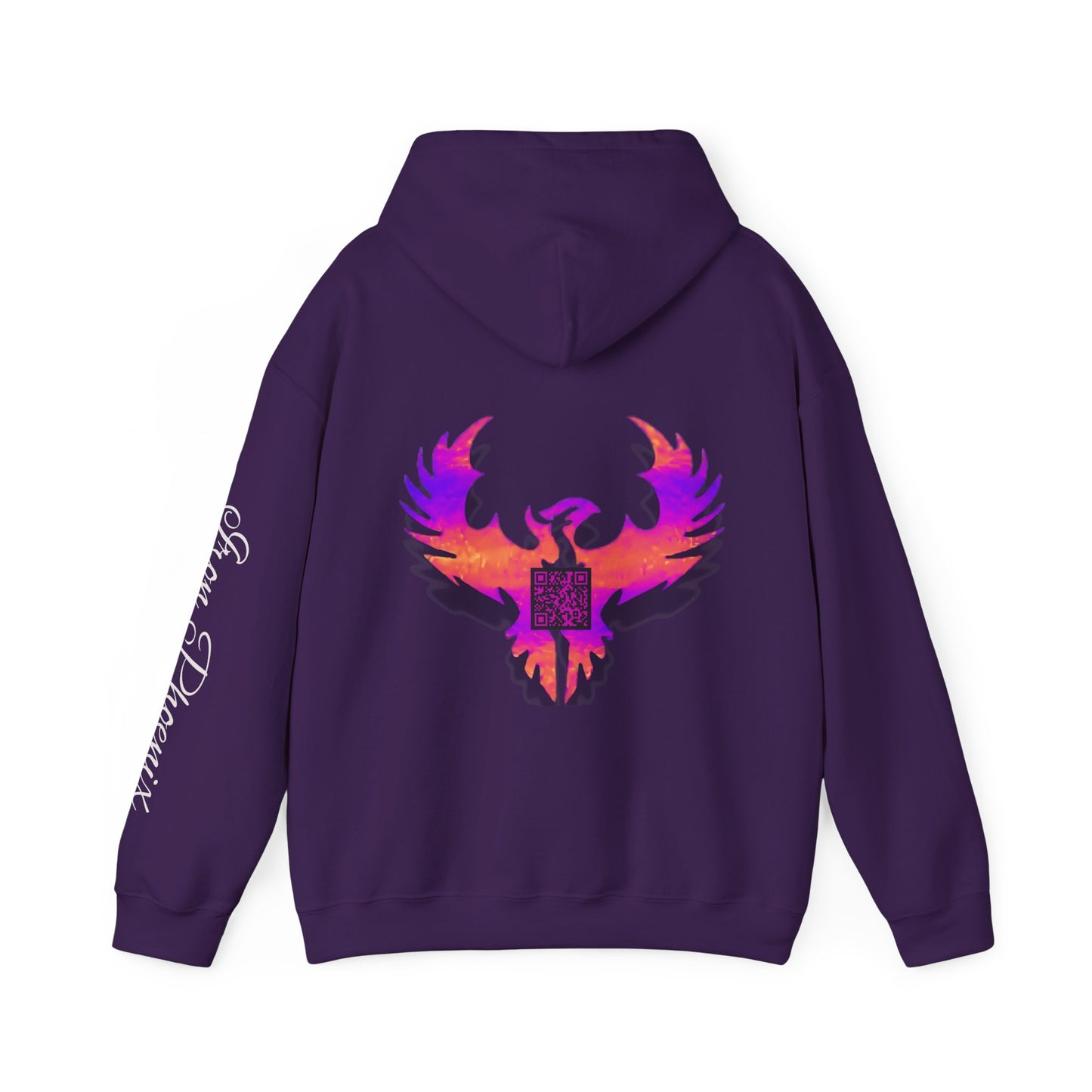 Gamer Phoenix Hoodie, Etsy QR, Cozy Gaming Wear