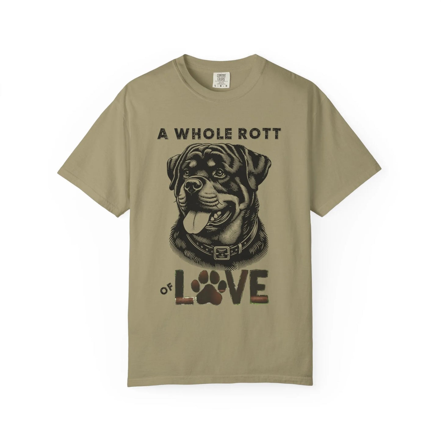 Rottweiler Love T-Shirt, Unisex Pet Lover Tee, Cute Dog Lover Gift, Dog Mom Shirt, Animal Adoption Awareness Clothing