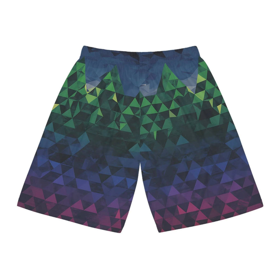 Geometric Basketball Shorts - Stylish Athletic Wear for Sports - Iron Phoenix GHG