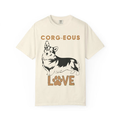 Corg-Eous Love T-Shirt, Cute Dog Lover Gift, Pet Owner Apparel, Animal Lover Tee, Perfect for Birthdays, Everyday Wear