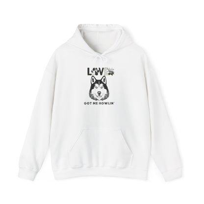Love Got Me Howlin' Hoodie - Unisex Heavy Blend Sweatshirt