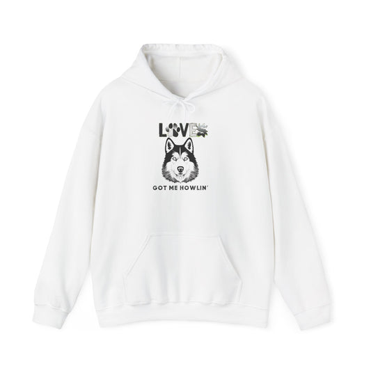 Love Got Me Howlin' Hoodie - Unisex Heavy Blend Sweatshirt