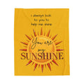 You Are My Sunshine Velveteen Plush Blanket 2025 - Image 2