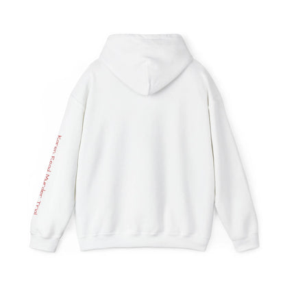 Judge bed sarcastic hoodie in red writing, Funny Unisex Heavy Blend Sweatshirt, Sarcasm Hooded Jumper, Sarcastic Pullover, Red Script