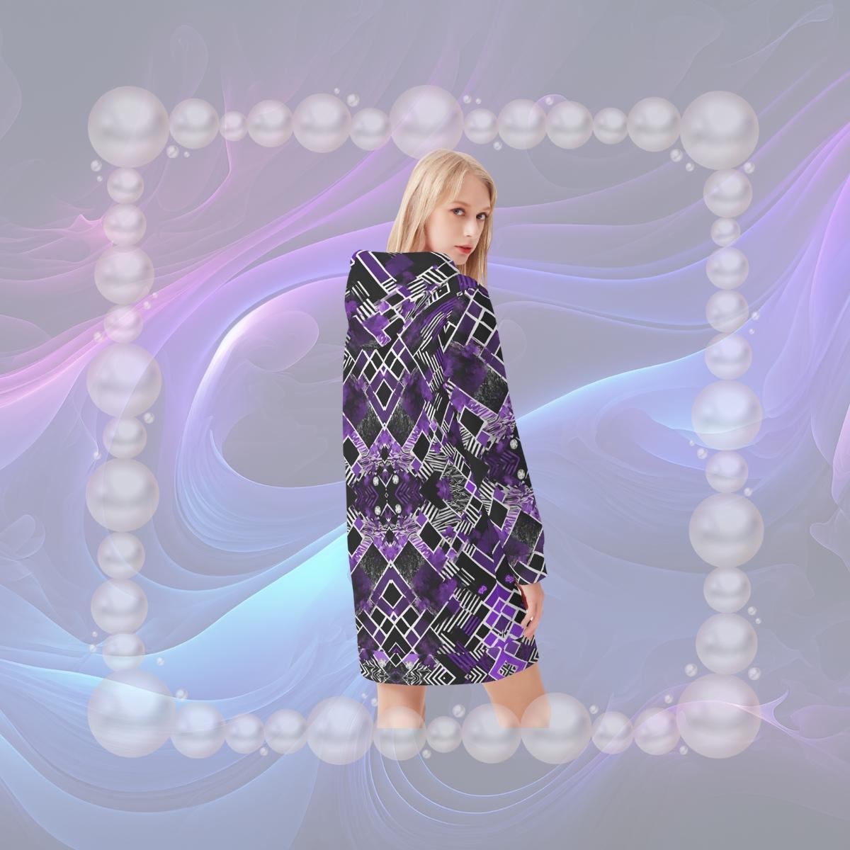 Geometric Print Hoodie Dress (4 Styles)| Iron Phoenix GHG - Iron Phoenix GHG