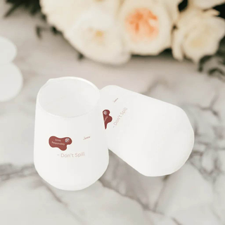 13oz Personalized Frosted Wine Glass, Eco-Friendly Fun - Iron Phoenix GHG