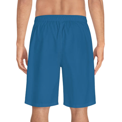 Catch Love Like a Wave Men's Board Shorts, Summer Beachwear, Swim Trunks, Vacation Essentials, Men's Swim Shorts, Nautical Gift