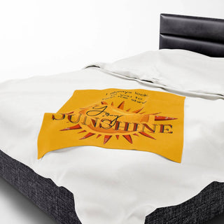 You Are My Sunshine Velveteen Plush Blanket 2025 - Iron Phoenix GHG