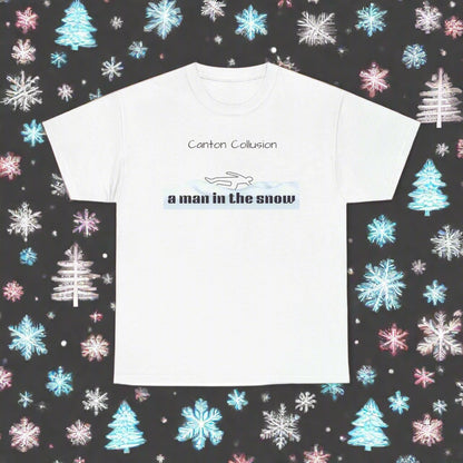 Man in the Snow true crime fans T-Shirt 2025