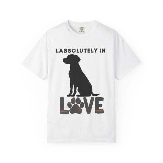 Dog Lover's T-shirt - Labs Absolutely in Love Tee, Unisex Casual Shirt for Dog Owners, Pet Appreciation Gift, Animal Lover Apparel, Perfect