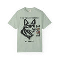 German Shepherd T-shirt - 'Shepherded My Heart' Comfort Tee - Image 4