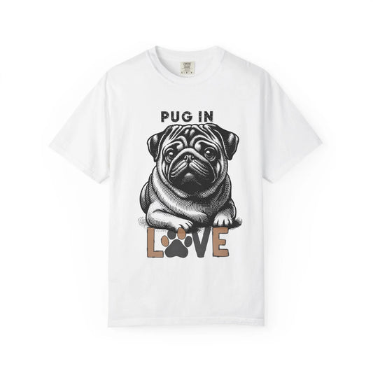 Pug Love T-Shirt, Unisex Dog Lover Tee, Cute Pet Apparel, Gift for Pet Owners, Animal Lover Shirt, Comfortable Casual Wear