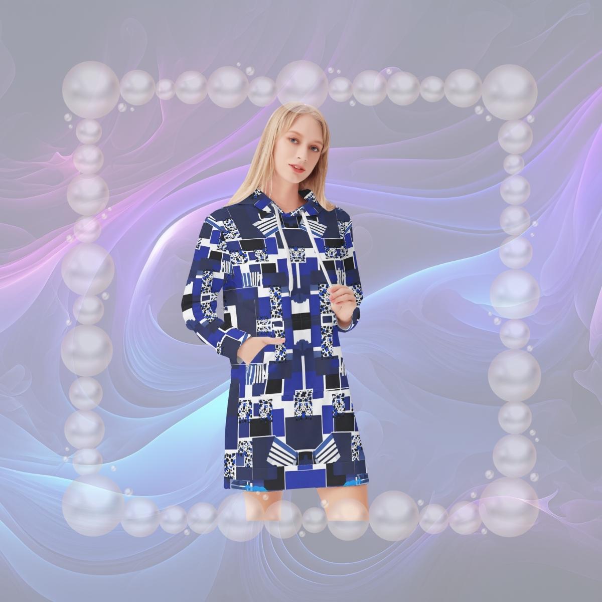 Geometric Print Hoodie Dress (4 Styles)| Iron Phoenix GHG - Iron Phoenix GHG