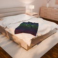 Velveteen Plush Blanket - Mountain Vibes Throw Blanket - Image 4