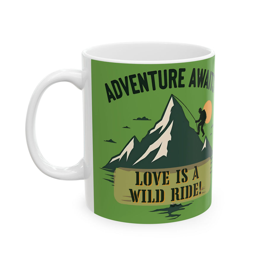 Adventure Awaits Ceramic Mug | Gift for Explorers