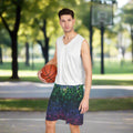 Geometric Basketball Shorts - Stylish Athletic Wear for Sports - Image 1