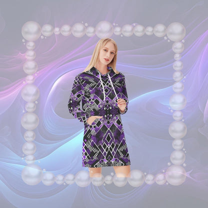 Geometric Print Hoodie Dress (4 Styles)| Iron Phoenix GHG - Iron Phoenix GHG