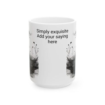 Personalized Print It Your Way Ceramic Mug | Coffee Lover Gift, Customizable Mug, Home Office Decor, Tea Cup, Unique Gift Idea - Iron Phoenix GHG