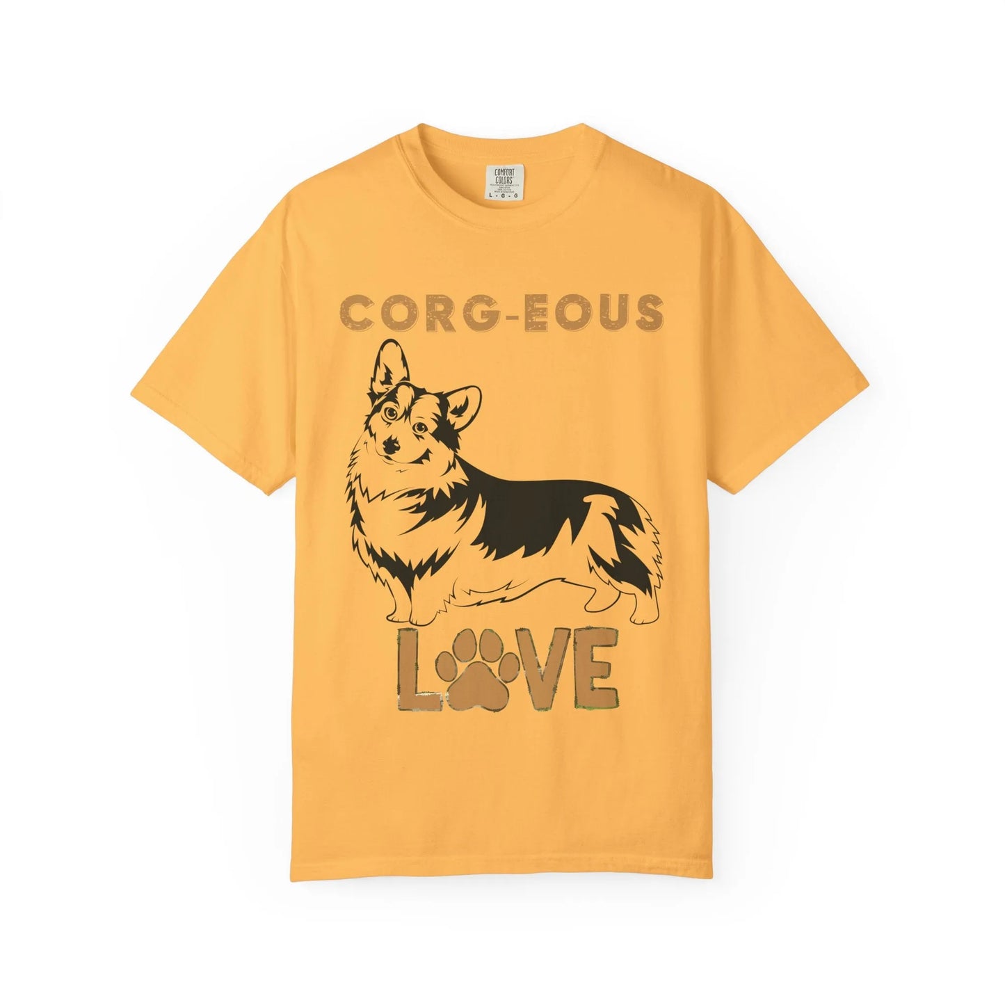 Corg-Eous Love T-Shirt, Cute Dog Lover Gift, Pet Owner Apparel, Animal Lover Tee, Perfect for Birthdays, Everyday Wear