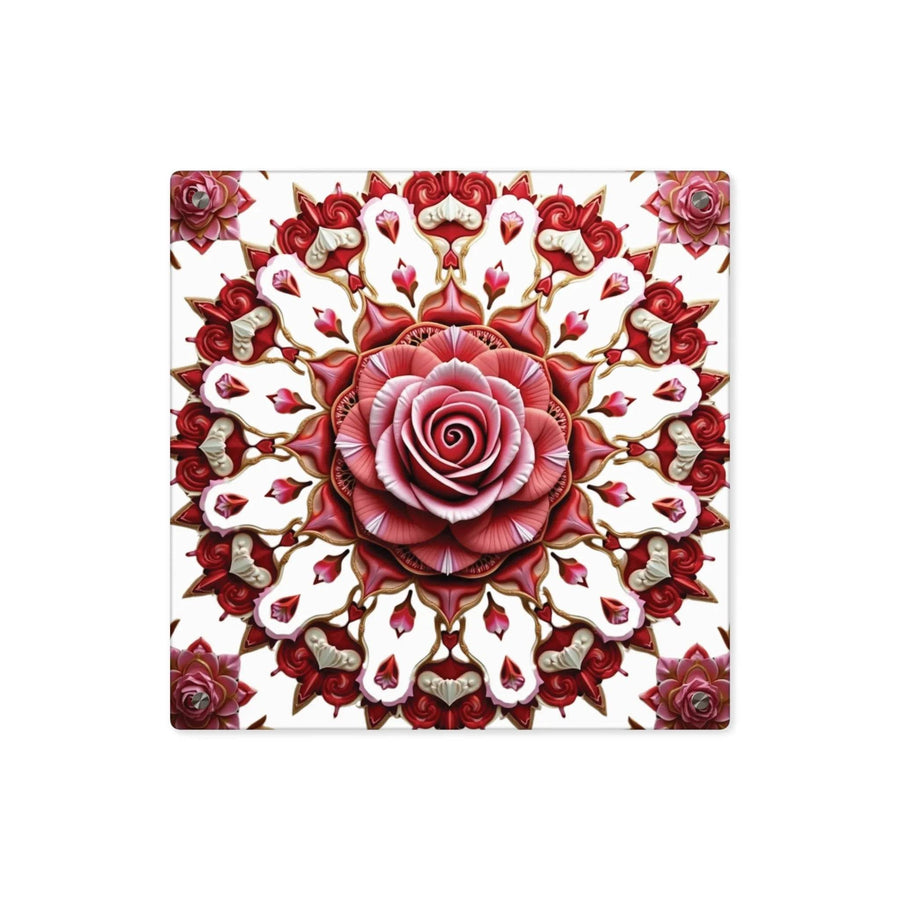 Elegant Rose Acrylic Wall Art Panels - Beautiful Home Decor - Iron Phoenix GHG