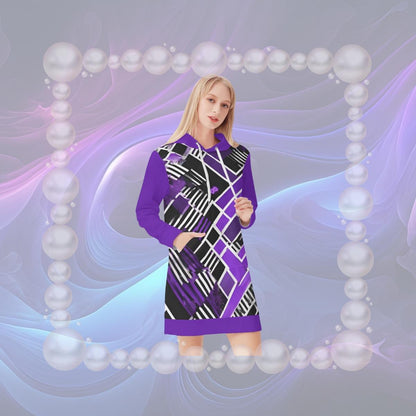 Geometric Print Hoodie Dress (4 Styles)| Iron Phoenix GHG - Iron Phoenix GHG