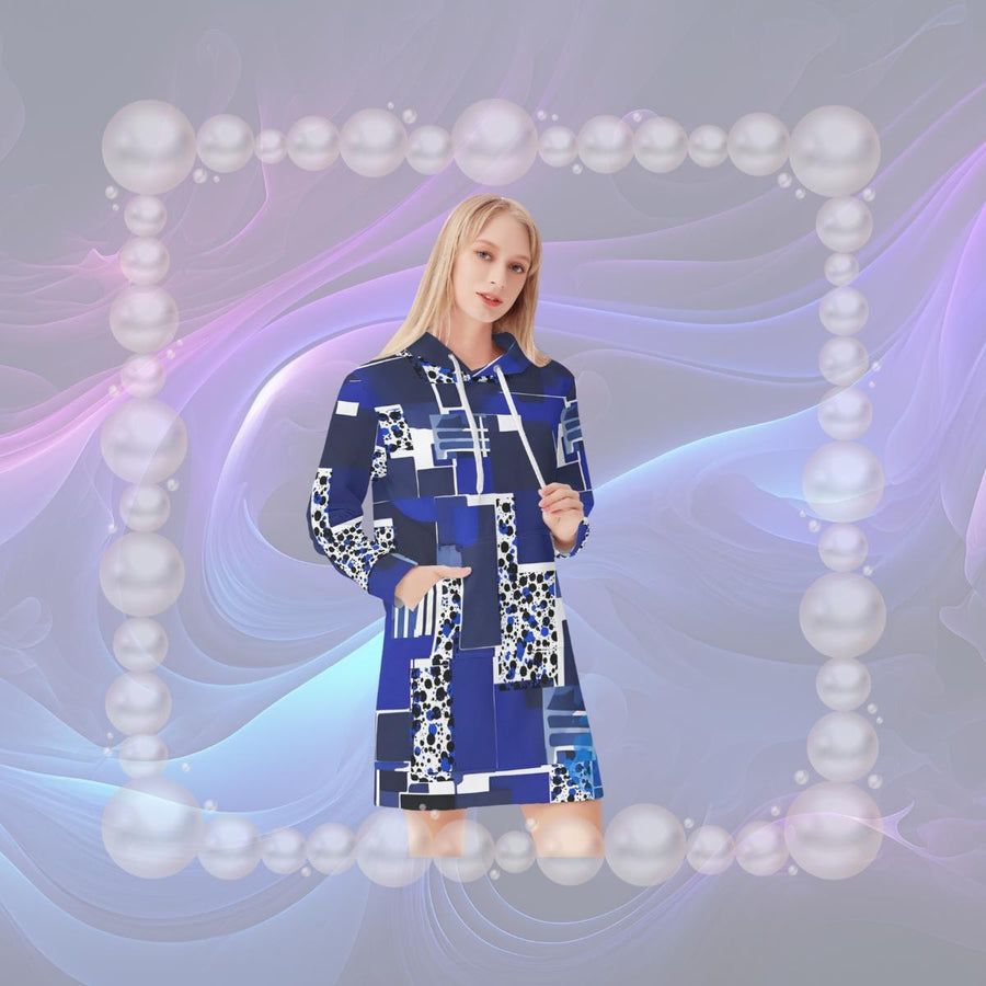 Geometric Print Hoodie Dress (4 Styles)| Iron Phoenix GHG - Iron Phoenix GHG