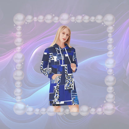 Geometric Print Hoodie Dress (4 Styles)| Iron Phoenix GHG - Iron Phoenix GHG