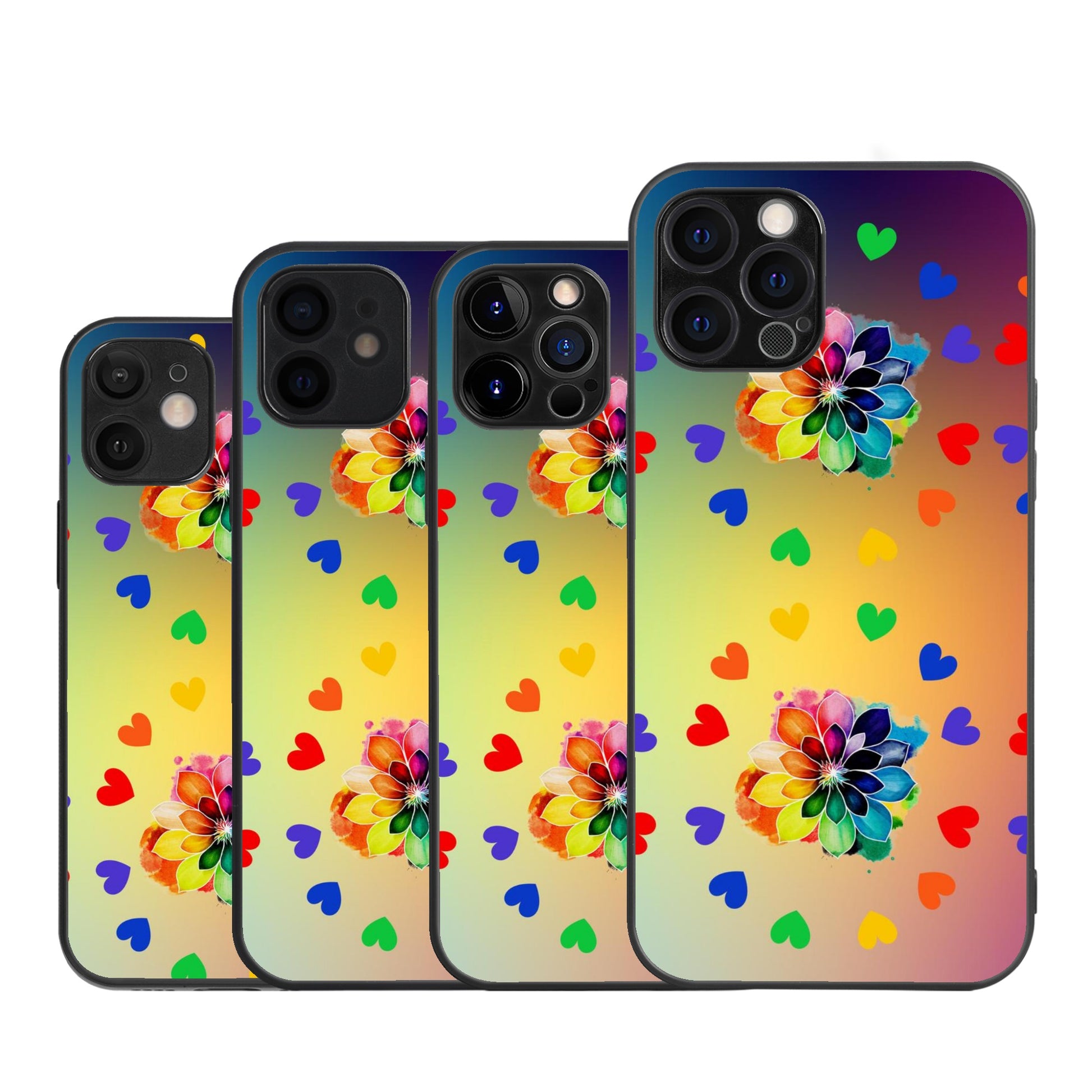 Epic Rainbow Flowers Phone Case - Iron Phoenix GHG