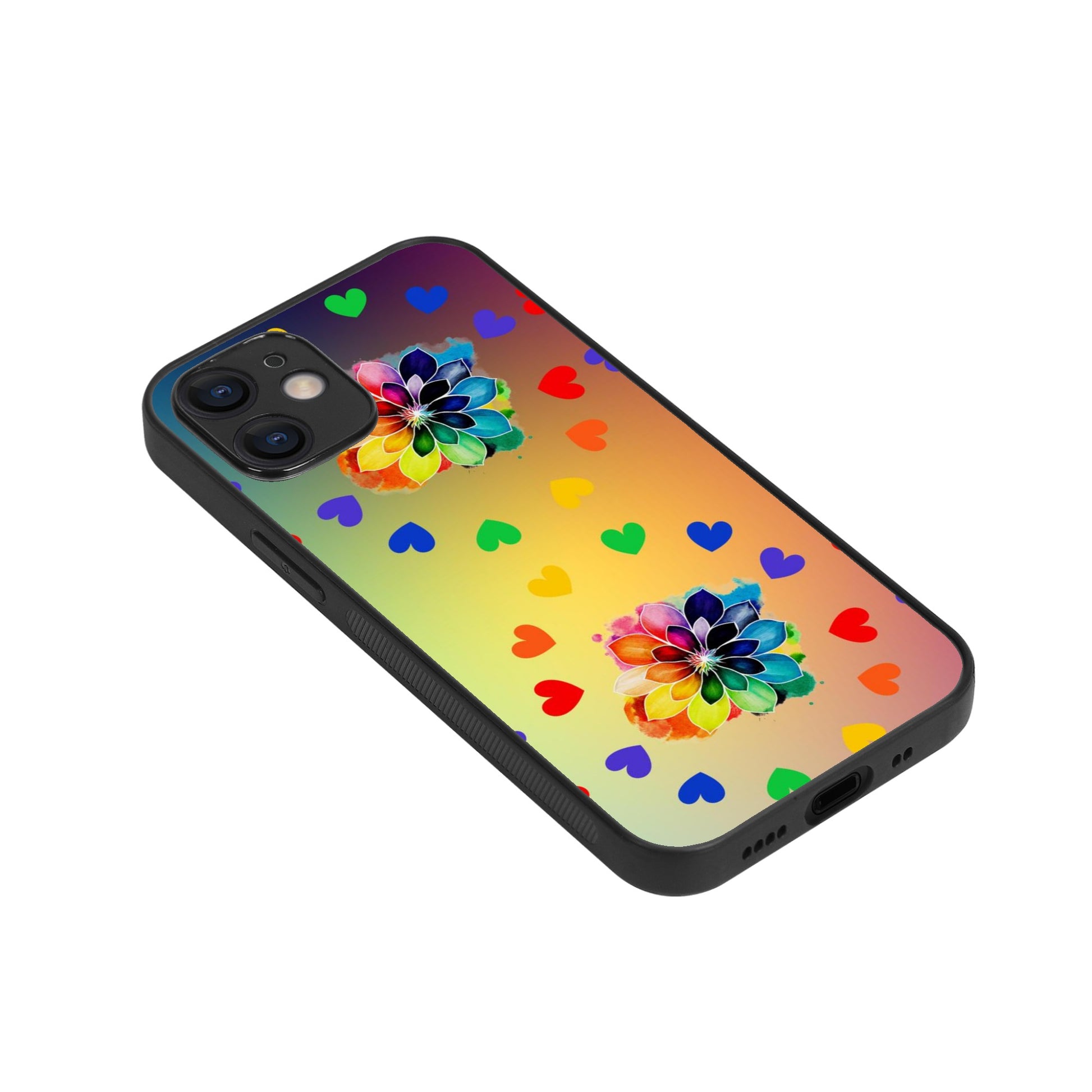 Epic Rainbow Flowers Phone Case - Iron Phoenix GHG