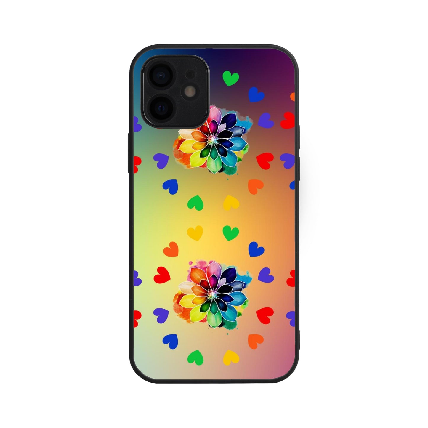 Epic Rainbow Flowers Phone Case - Iron Phoenix GHG