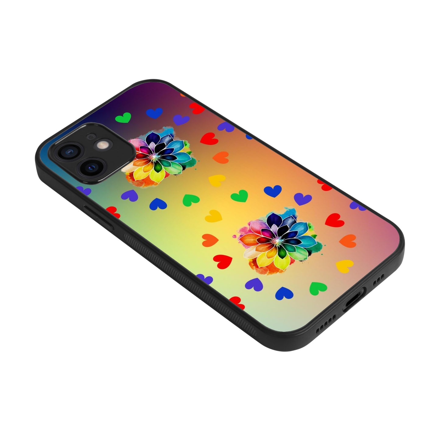 Epic Rainbow Flowers Phone Case - Iron Phoenix GHG