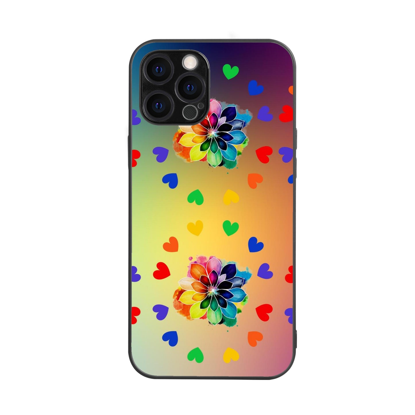 Epic Rainbow Flowers Phone Case - Iron Phoenix GHG