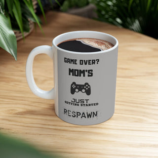 Gamer Mom Mug - "Game Over, Mom's Just Getting Started" - Mother's Day Gift - Iron Phoenix GHG