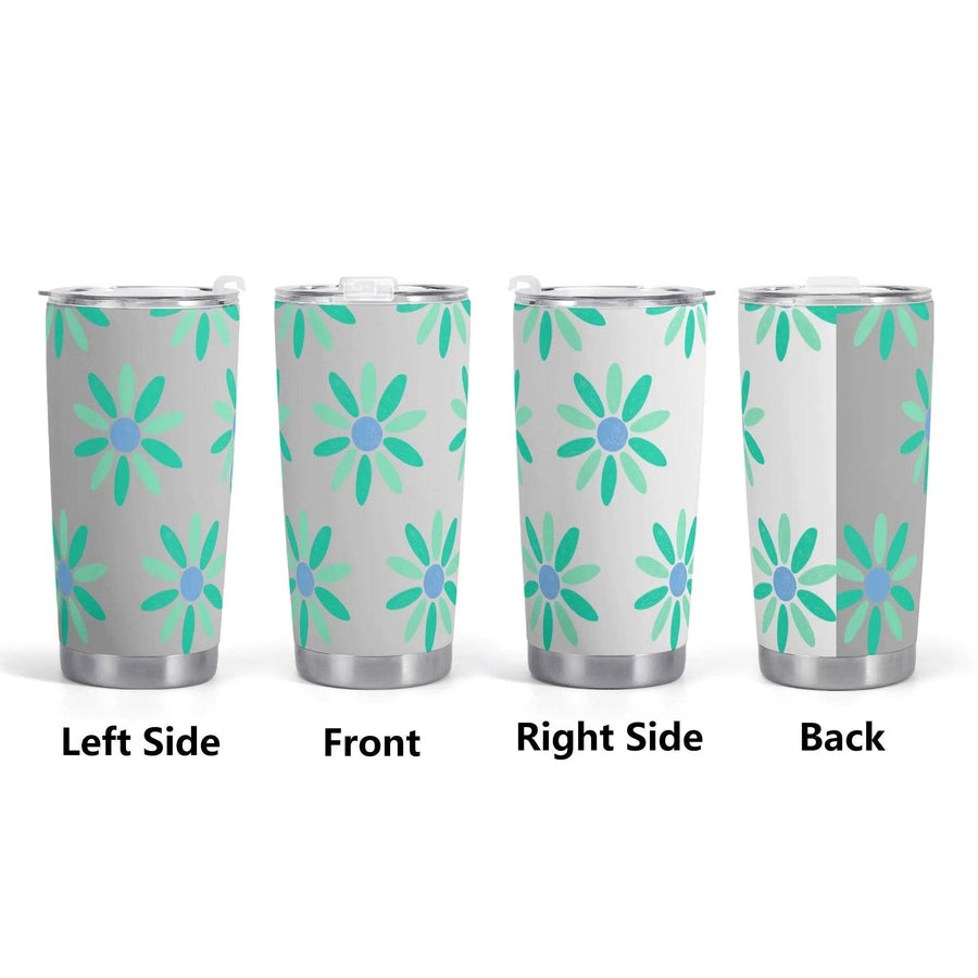 "Daisy" Floral Travel Mug (20oz) | Iron Phoenix GHG - Iron Phoenix GHG