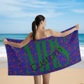 Customizable Purple Bath Towel: Vibrant, Soft, and Stylish - Image 1
