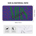 Customizable Purple Bath Towel: Vibrant, Soft, and Stylish - Image 5