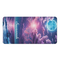 Personalized Galaxy Beach Towel - Purple Night Sky - Image 2