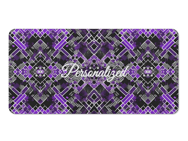 Black and purple Bath Towel