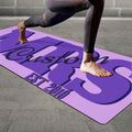 Custom Purple Yoga Mat – Anti-Slip, Microfiber Suede - Image 6