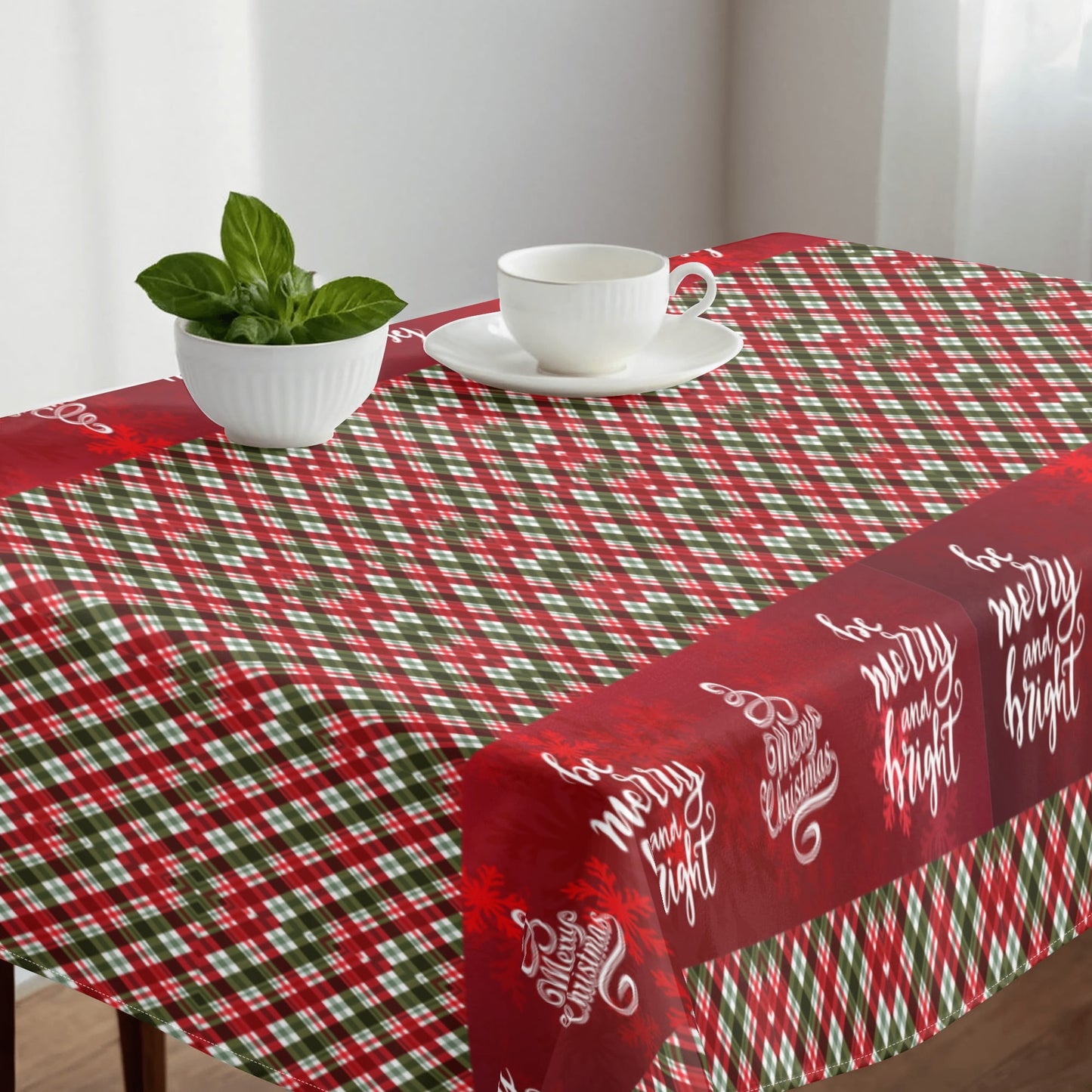 Festive Christmas Tablecloths in 7 Vibrant Colors for Holiday Cheer