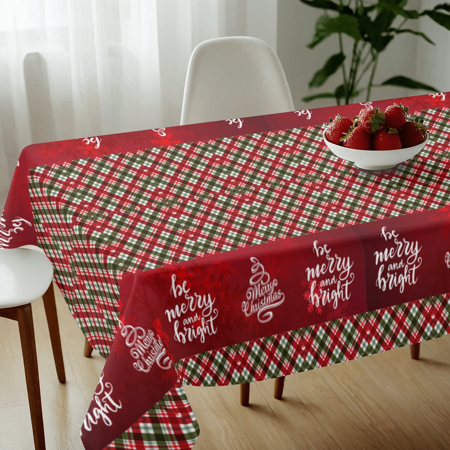 Festive Christmas Tablecloths in 7 Vibrant Colors for Holiday Cheer