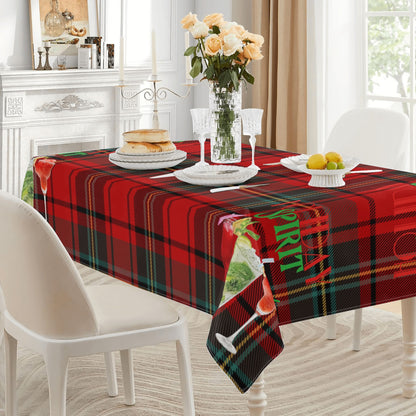 Festive Christmas Tablecloths in 7 Vibrant Colors for Holiday Cheer