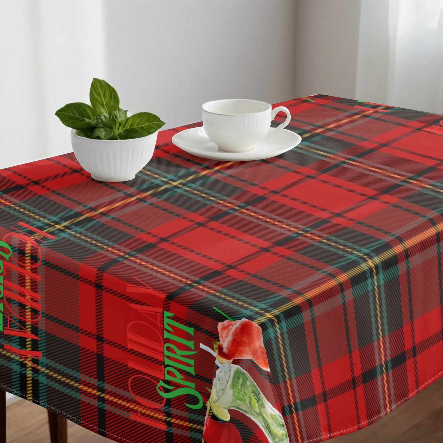 Festive Christmas Tablecloths in 7 Vibrant Colors for Holiday Cheer