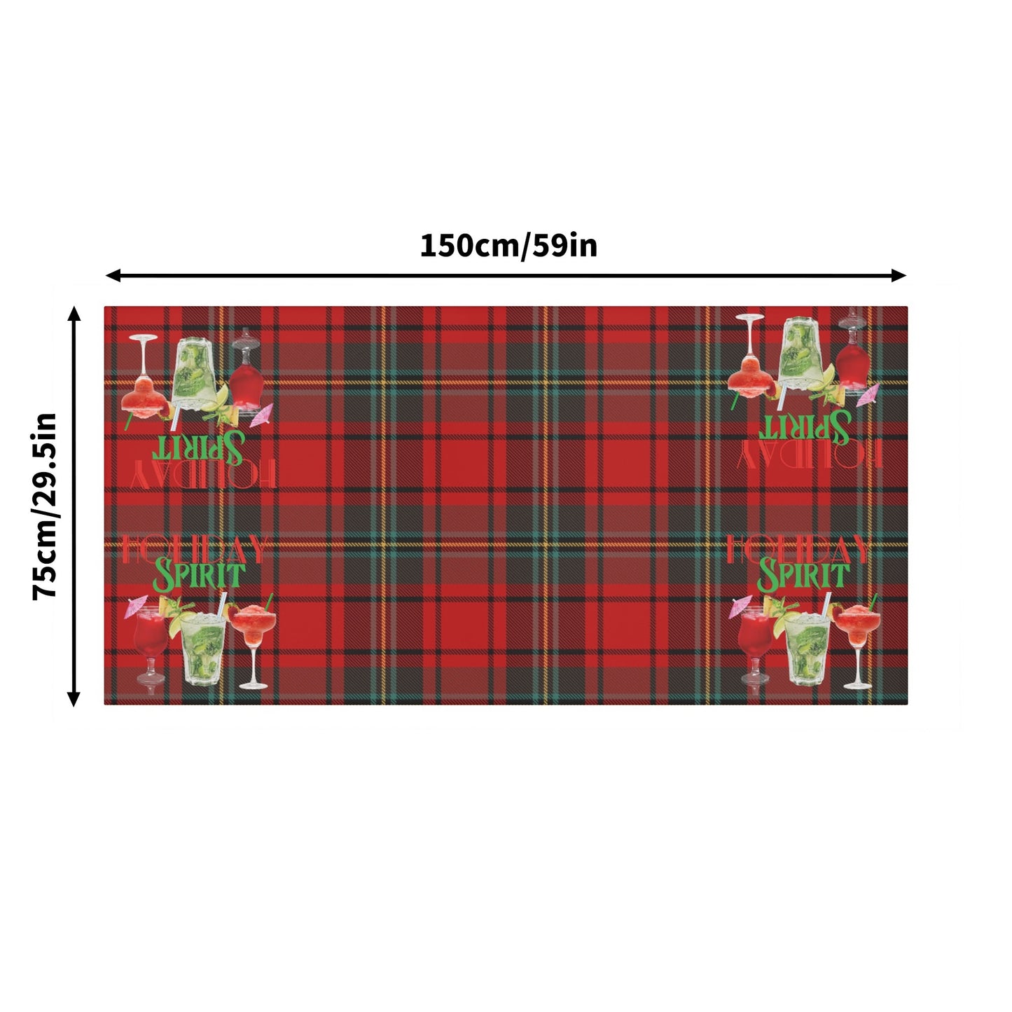 Festive Christmas Tablecloths in 7 Vibrant Colors for Holiday Cheer