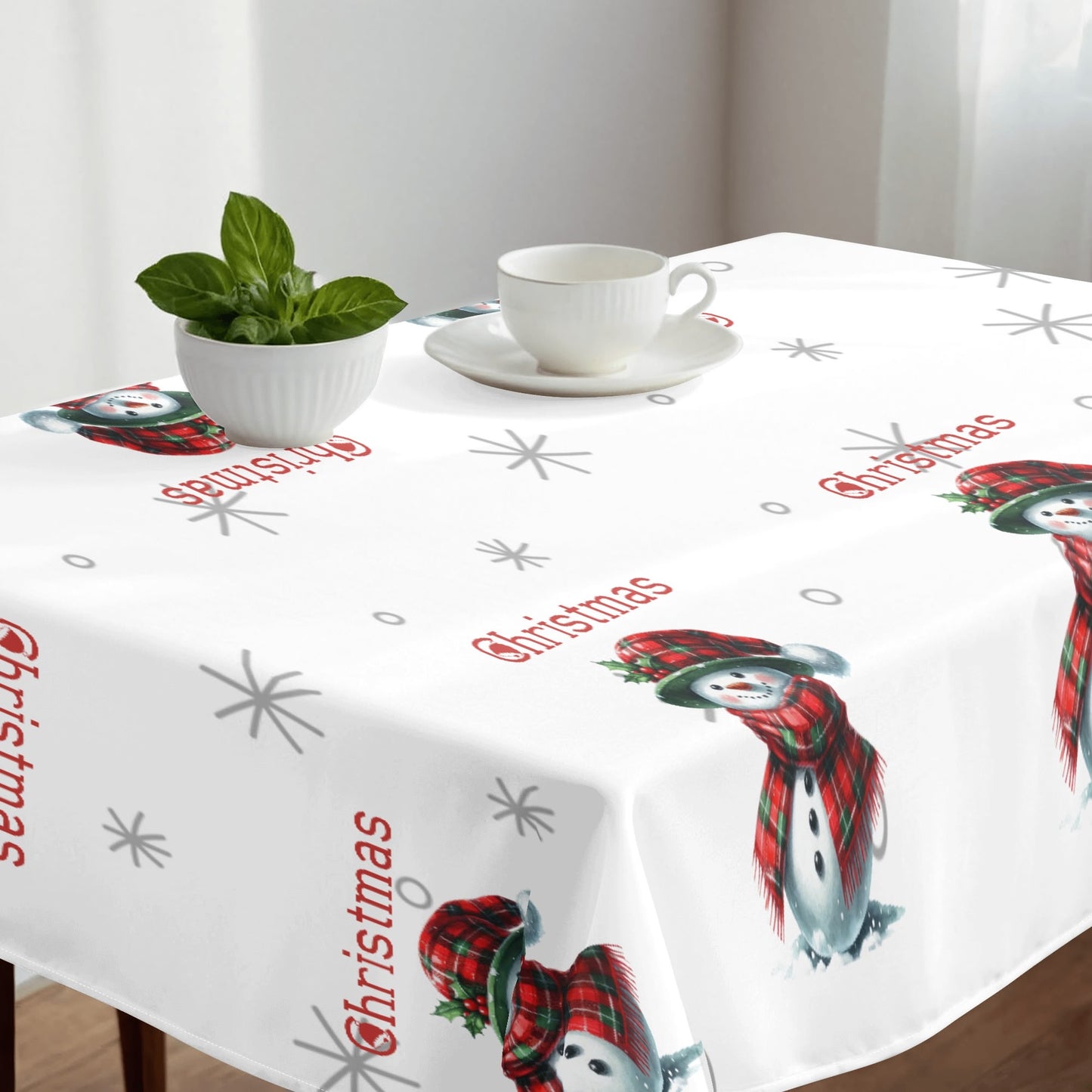 Festive Christmas Tablecloths in 7 Vibrant Colors for Holiday Cheer