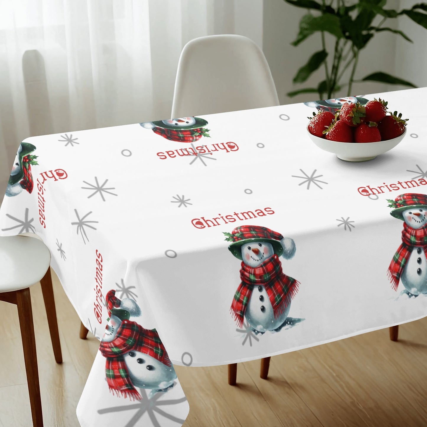 Festive Christmas Tablecloths in 7 Vibrant Colors for Holiday Cheer