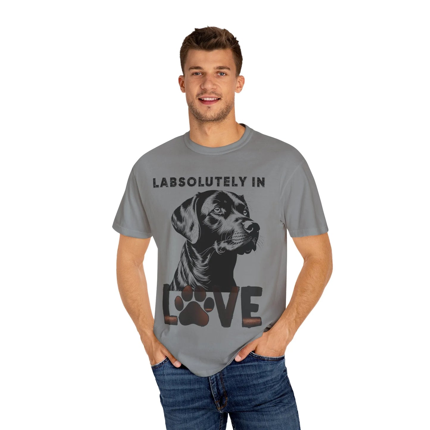 Dog Lover's Unisex T-Shirt - Absolutely in Love with Your Fur Friend, Pet Owner Gift, Animal Lover Apparel, Funny Dog Tee, Birthday Gift