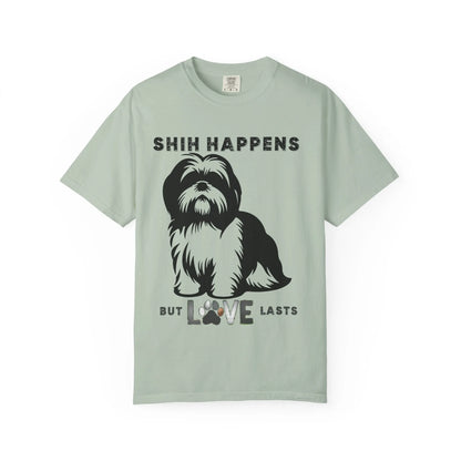 Shin Happens Dog Lover T-Shirt, Pet Owner Gift, Funny Dog Shirt, Unisex Tee, Animal Lover Apparel, Birthday Gift for Dog Moms
